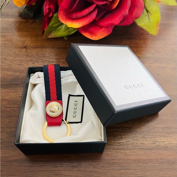 Gucci Accessories - Authentic Gucci Sherryline Key Ring - Full Inclusion